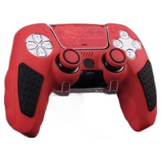 이이네 PS5 듀얼센스 패드 실리콘 커버 프리미엄 3세대 보호 케이스 몬스터헌터와일즈, 레드, 1개, L1117