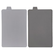 카밀리아 국내생산 모던인덱스 도마 2P세트, 1세트, 연그레이+딥그레이