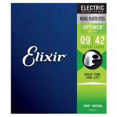 Elixir Optiweb 超輕電吉他弦, 1個, 19002, 單一顏色