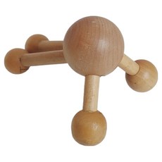 Dimis 指壓按摩四角頭部器, 單一顏色, 1個