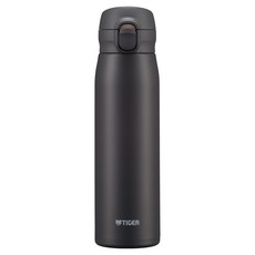 타이거 수퍼클린 원터치 진공 단열 보온보냉 텀블러 MKR-W060, 램프 블랙, 1개, 600ml