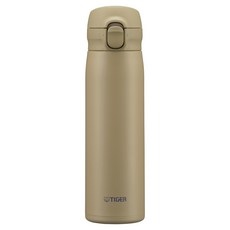 타이거 수퍼클린 원터치 진공 단열 보온보냉 텀블러 MKR-W050, 오크레 베이지, 1개, 500ml