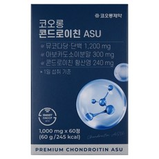 KOLON PHARMA 軟骨素 ASU 60錠, 60g, 1個