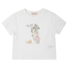 Perimitz 女童格紋繪圖T恤 P2521T15935