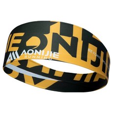 AONIJIE 奧尼捷 運動頭帶 HB31, 黃色, 1個