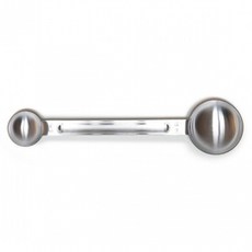 스텐 양쪽 계량스푼 실버, 1개