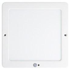 LED 邊框方形感應燈 21W 220mm, 1個, 燈泡色