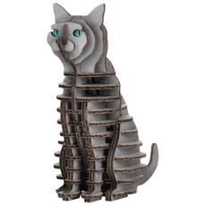 Hacomo 療癒系紙模型 GRID 4768, 俄羅斯藍, 48片, 1個