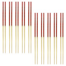 대나무 조리용 튀김젓가락, 혼합색상, 10개