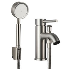 DAELIM DOBiDOS 大林霧面不鏽鋼洗臉盆/淋浴兩用單孔水龍頭組, 1套