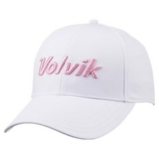 Volvik 女性用 VBDB 經典款一般高爾夫球帽, 白色 + 粉紅色, 1個