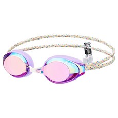 Phoenix Komodo 鏡面布料觸感防霧泳鏡 PN-1200M FB TA, 紫色