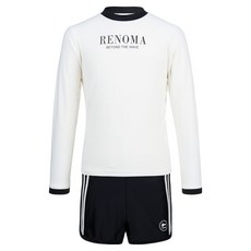 renoma kids Renoma女童款運動風配色防曬衣套裝 白色 RN-GS2F521