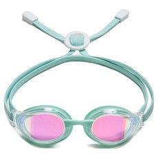 HOOG DALI 貼合式鏡面泳鏡, 白色薄荷, 1個