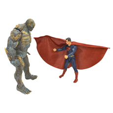 McFARLANE 麥法蘭 7吋 & MEGAFIG 蝙蝠俠對超人 毀滅日 VS 超人2件組, 1組