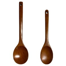 장미목 옻칠 볶음주걱 대 + 중 세트, 1세트