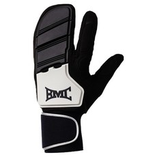 BMC BASEBALL MEMBERS CLUB PRO25 專業滑壘跑壘手套 左手穿戴 BSD-B02, 1個, 黑銀色