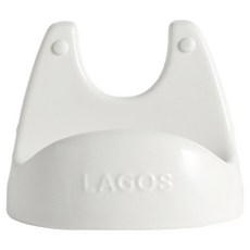 벨류세라믹 라고스 세라믹 냄비 뚜껑 홀더 거치대 13 x 11 x 10.5 cm, 화이트, 1개