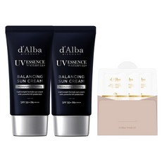 달바 올인원 워터풀 밸런싱 선크림 SPF50+ PA++++ 50ml 2p +세럼 클렌저 9ml, 1개