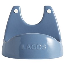 벨류세라믹 라고스 세라믹 냄비 뚜껑 홀더 거치대 13 x 11 x 10.5 cm, 블루, 1개