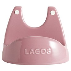 벨류세라믹 라고스 세라믹 냄비 뚜껑 홀더 거치대 13 x 11 x 10.5 cm, 핑크, 1개