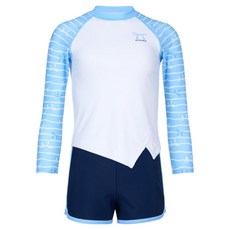 renoma kids 女童不對稱蝴蝶結防曬泳衣套裝 RN-GS2F522