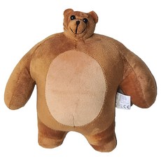 다다랜드 어깨깡패 소두곰 인형 아기 곰돌이 26cm, 브라운, 1개