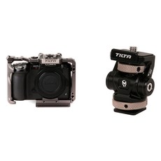TILTA 鐵頭 Panasonic GH5 / 5S 籠式監視器支架套件組, 1套, TA-T37-FCC-G, TA-AMB-B