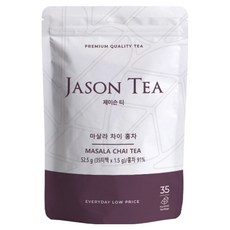 JASON TEA 馬薩拉茶紅茶 35金字塔茶包, 1.5g, 35包, 1袋