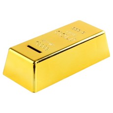 Nalli Sisters 招財金塊存錢筒 16.5 x 7.6 x 4.8 cm, 1個, 金條存錢筒