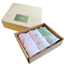 greySa 格蕾莎 小寶寶嬰兒口水巾3件禮盒