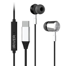 IRIVER Type-C 入耳式有線耳機, ICP-G309, 黑色