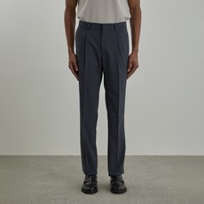 INDIAN 男款羊毛混紡彈性打褶褲 MITDL5M2411