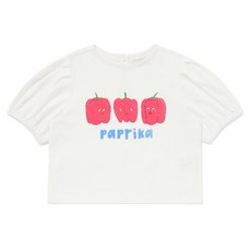 래핑차일드 아동용 퍼프소매 반팔 티셔츠