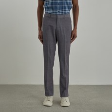 INDIAN 男士千鳥格紋側邊鬆緊帶長褲 MITDL5M2341