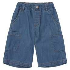 래핑차일드 아동용 5부 카고 데님팬츠