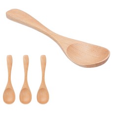 아카시아 내추럴 미니 요거트 스푼, 4개