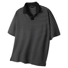 해리슨 남성용 스트라이프 반팔 카라 티셔츠 HA-1003 MMO1003