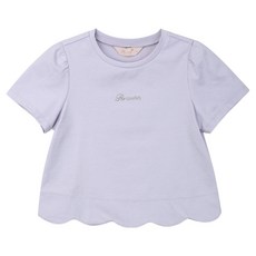 Perimitz 女童用 Sorona 扇貝邊T恤 P2521T150