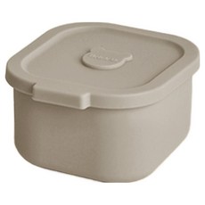 Brick-O. 嬰兒副食品分裝密封保鮮盒, 1個, 奶油色, 100ml