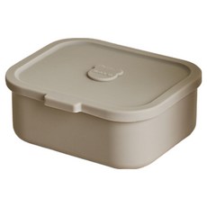 Brick-O. 嬰兒副食品分裝密封保鮮盒, 1個, 奶油色, 250ml