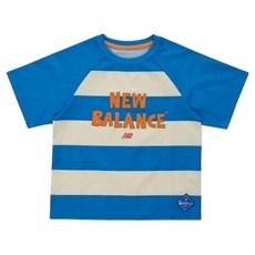 뉴발란스키즈 아동용 Baseball 래글런 반팔 티셔츠