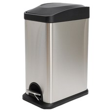 Clean Mate 方形腳踏式垃圾桶 15L, 混合色