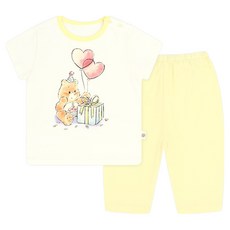 Care Bears 嬰幼兒透氣 Care Bears Baby 有機棉內衣上下套裝