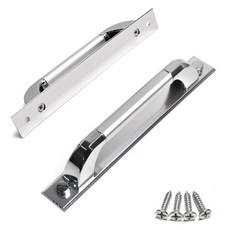 Sonjabisesang 簡約Opirus板式把手 P128, 2個, 銀色