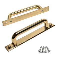 Sonjabisesang 14Φ 簡約基本款板式把手 P128, 2個, 金色