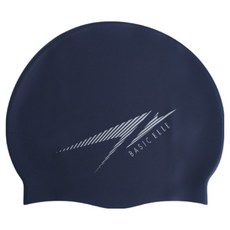 베이직엘르 성인 실리콘 스피드 수영모자 BES-RC04, 네이비(BES-RC04N), 1개