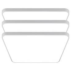 원하 미러 플리커프리 LED 천장등 60W 3p, 주광색