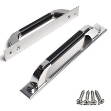 Sonjabisesang 簡約Opirus板式把手 P128, 2個, 黑色