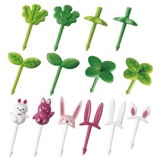 Cuteme 葉子插牌2 8款 MP186 + 兔子插牌 6款 MP092 套組, 1套